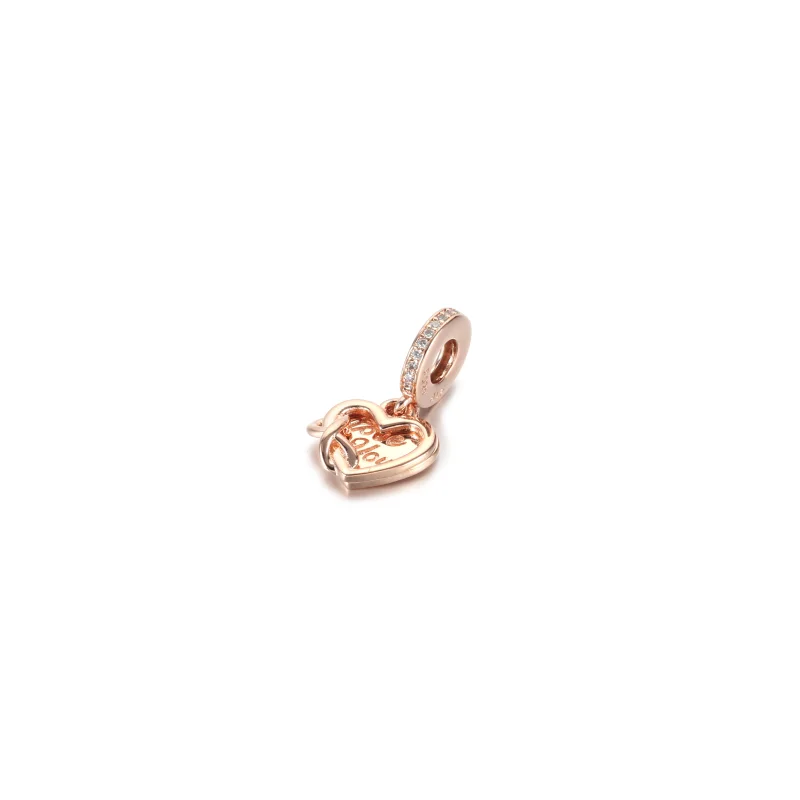 (Bild für) PANDORA Love You Infinity Herz-Anhänger-Charm - 789369C01 - Ansicht 3