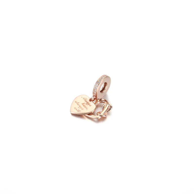 (Bild für) PANDORA Love You Infinity Herz-Anhänger-Charm - 789369C01 - Ansicht 4
