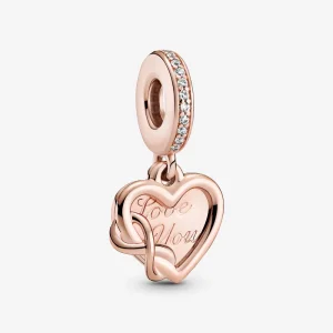 (Bild für) PANDORA Love You Infinity Herz-Anhänger-Charm - 789369C01