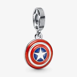 (Bild für) PANDORA Marvel The Avengers Captain America Schild-Anhänger - 790780C01