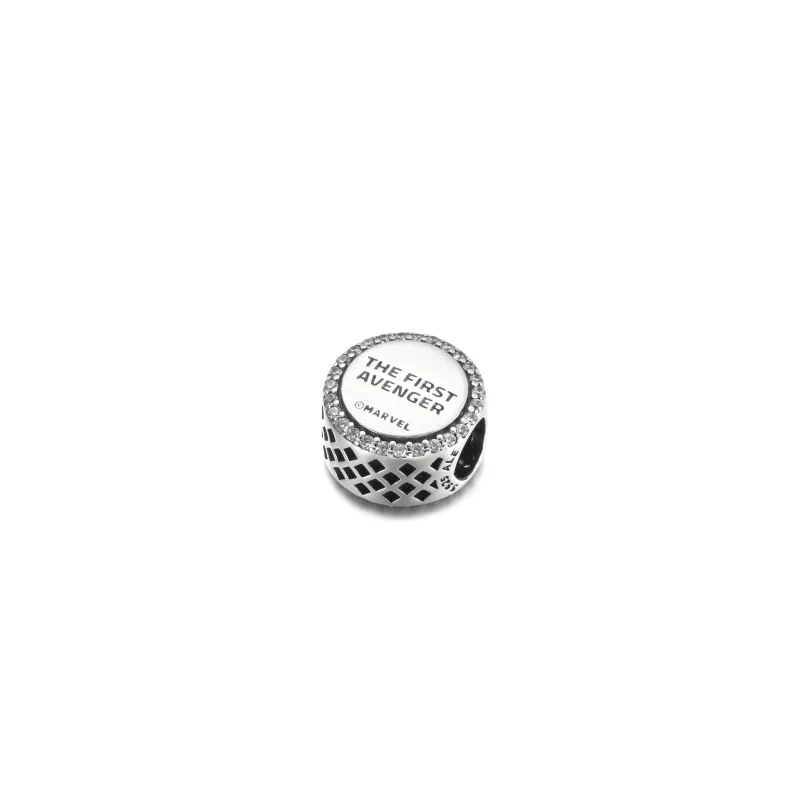 (Bild für) Pandora Marvel The Avengers Captain America Schild-Anhänger - P-D-3623 - Ansicht 3