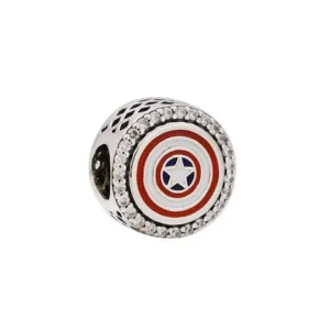(Bild für) Pandora Marvel The Avengers Captain America Schild-Anhänger - P-D-3623