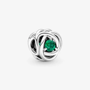 (Bild für) PANDORA May Green Eternity Circle Charm - 790065C08