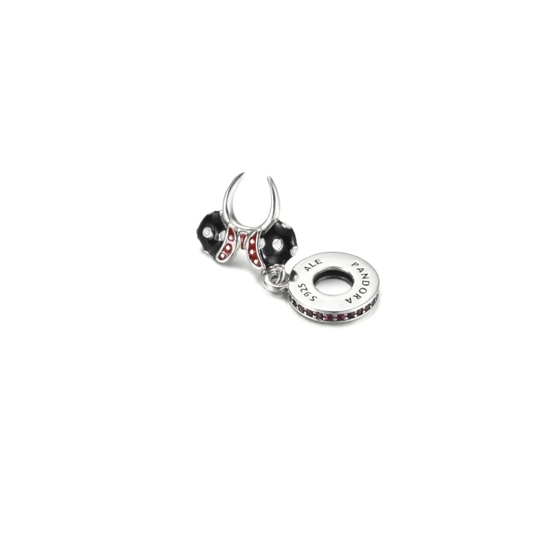 (Bild für) PANDORA Minnie Mouse Schwarz-Weiß-Ohr-Stirnband-Charm - P400942464791 - Ansicht 4