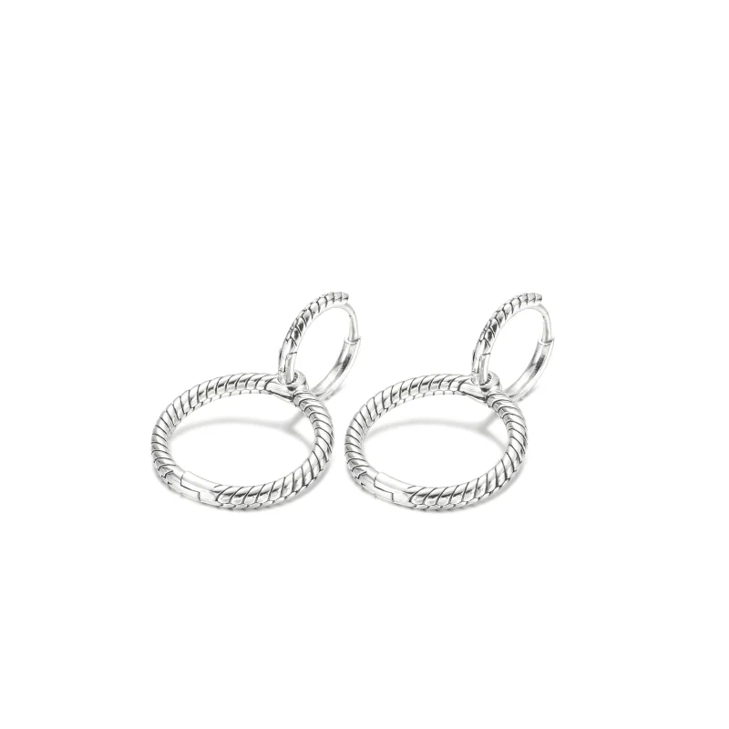 (Bild für) Pandora Moments Charm Doppel-Creolen - 299562C00 - Ansicht 2
