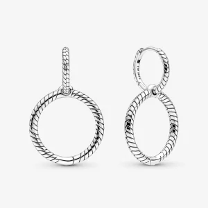 (Bild für) Pandora Moments Charm Doppel-Creolen - 299562C00