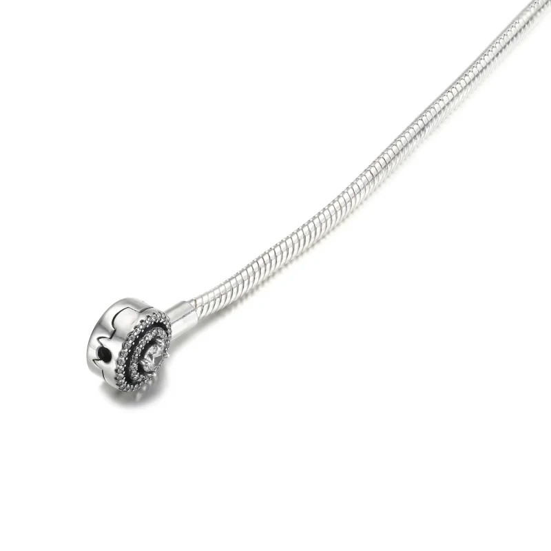(Bild für) Pandora Moments Halo-Schlangenkettenarmband - 590038C01 - Ansicht 4