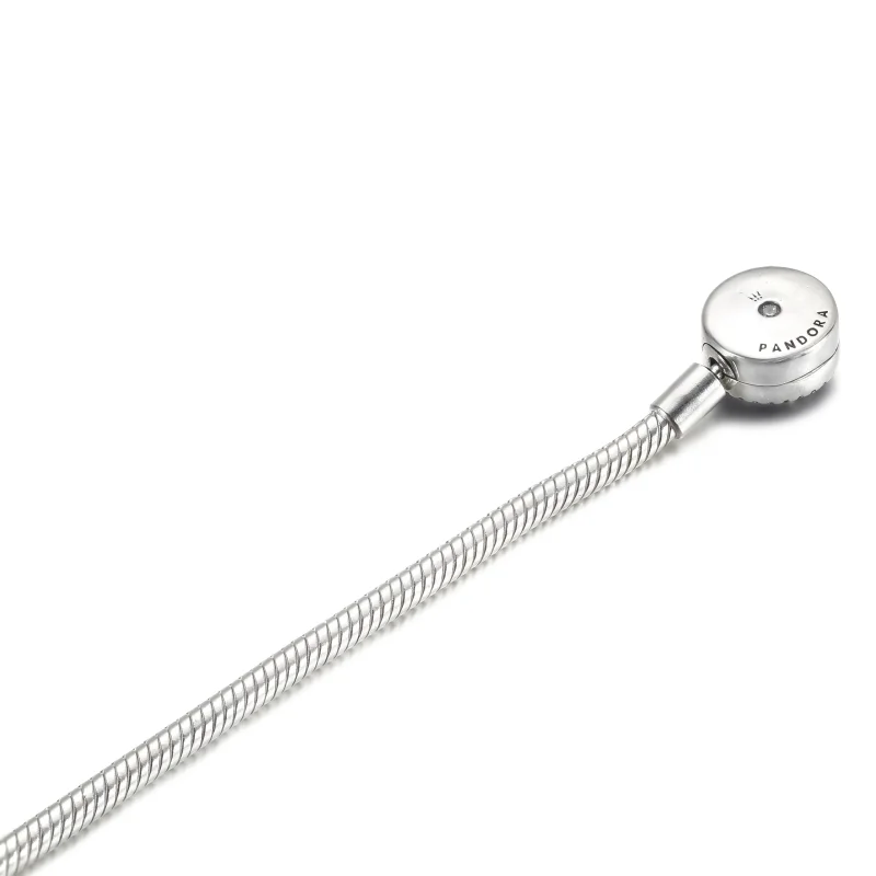 (Bild für) Pandora Moments Halo-Schlangenkettenarmband - 590038C01 - Ansicht 5
