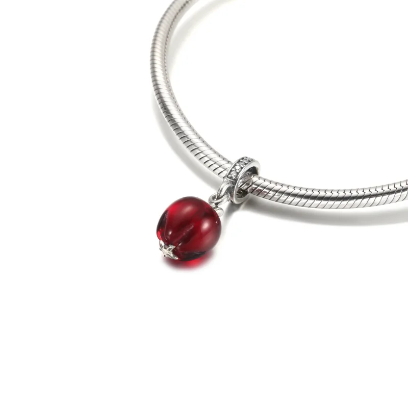 (Bild für) PANDORA Murano-Glas-Anhänger „Roter Apfel“. - 799534C01 - Ansicht 5