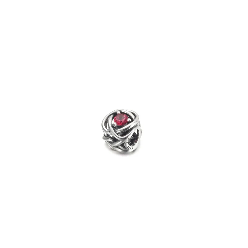 (Bild für) PANDORA Oktober Pink Eternity Circle Charm - 790065C05 - Ansicht 2