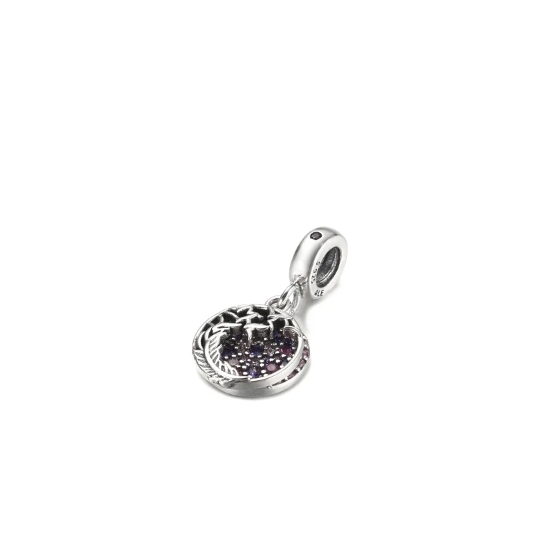 (Bild für) PANDORA Pavé-Feder-Anhänger - 799561C01 - Ansicht 3