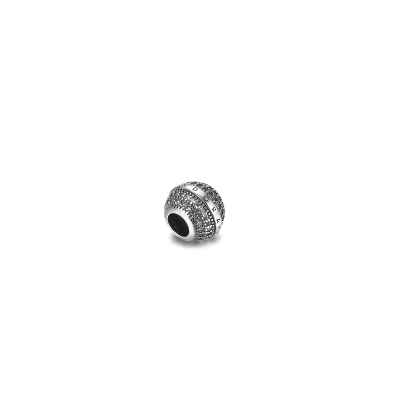 (Bild für) PANDORA Pave & Logo-Charm - 799489C01 - Ansicht 3