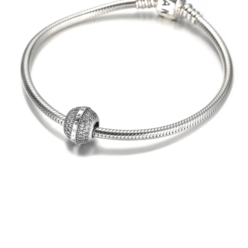 (Bild für) PANDORA Pave & Logo-Charm - 799489C01 - Ansicht 5