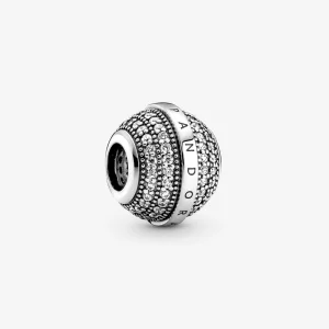 (Bild für) PANDORA Pave & Logo-Charm - 799489C01