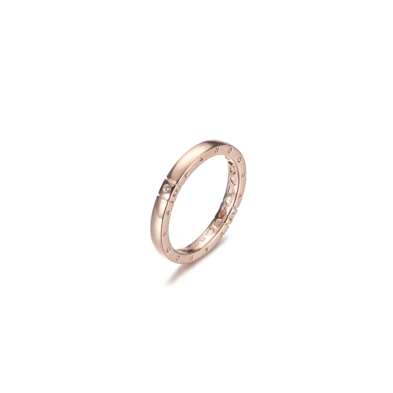 (Bild für) PANDORA Ring mit Logo und Herzen - 189482C01 - Ansicht 2