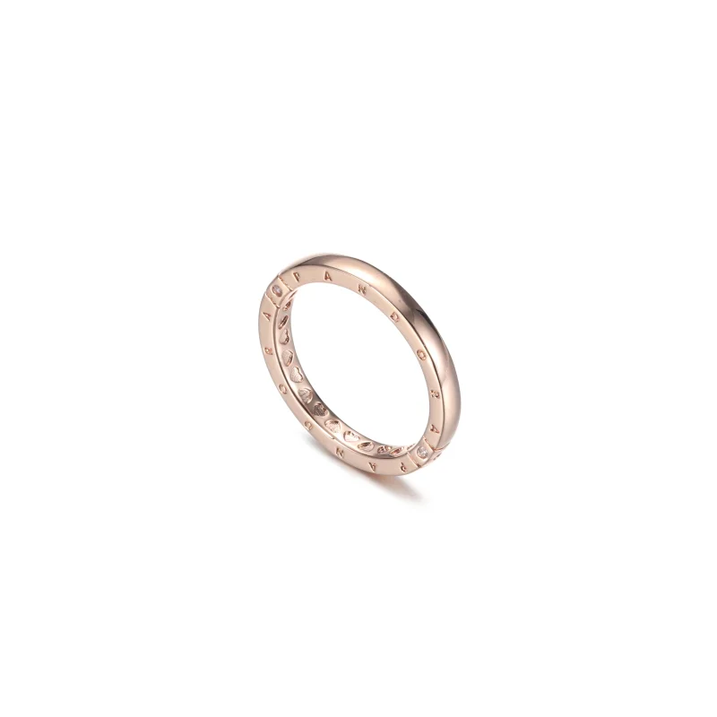 (Bild für) PANDORA Ring mit Logo und Herzen - 189482C01 - Ansicht 5
