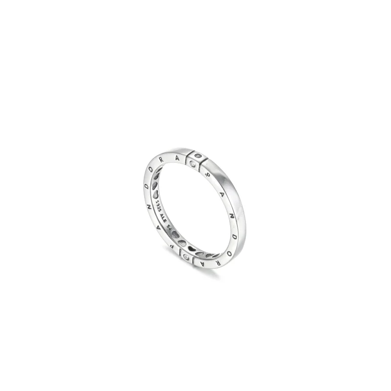 (Bild für) PANDORA Ring mit Logo und Herzen - 199482C01 - Ansicht 4