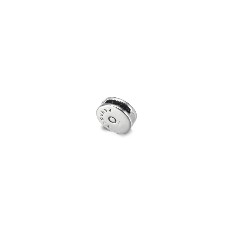 (Bild für) PANDORA Rosa Pavé-Clip-Charm - 799362C01 - Ansicht 3