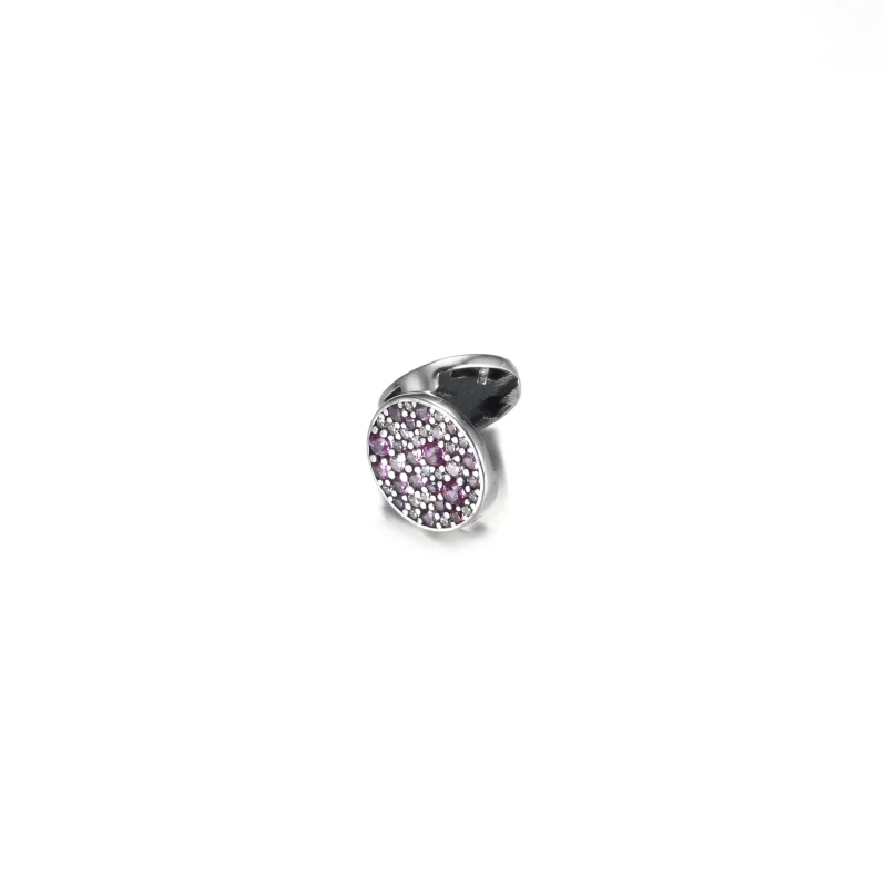 (Bild für) PANDORA Rosa Pavé-Clip-Charm - 799362C01 - Ansicht 5