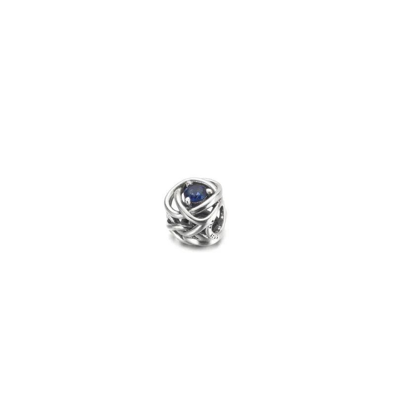 (Bild für) PANDORA September Blue Eternity Circle Charm - 790065C07 - Ansicht 2