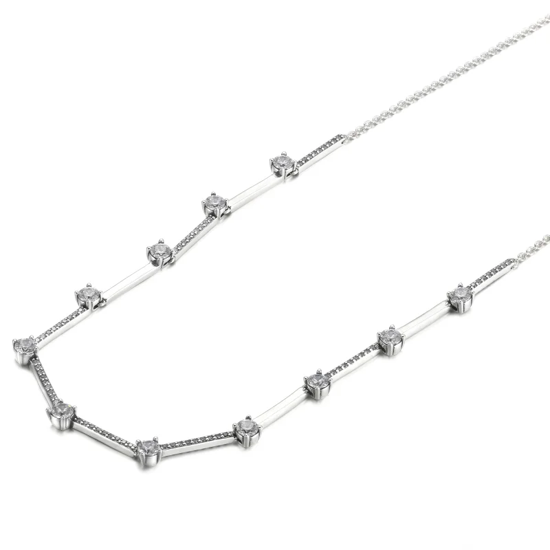(Bild für) PANDORA Sparkling Pavé Collier Bars Halskette - 390059C01 - Ansicht 2