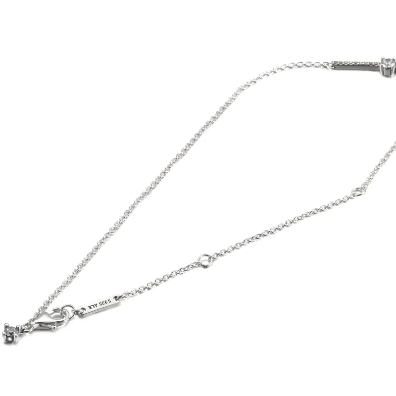 (Bild für) PANDORA Sparkling Pavé Collier Bars Halskette - 390059C01 - Ansicht 5