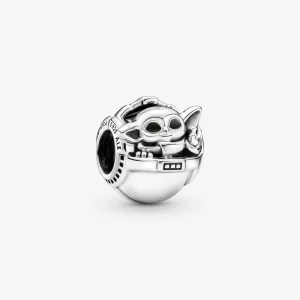 (Bild für) PANDORA Star Wars Grogu™ & Krippen-Charm - 799511C01