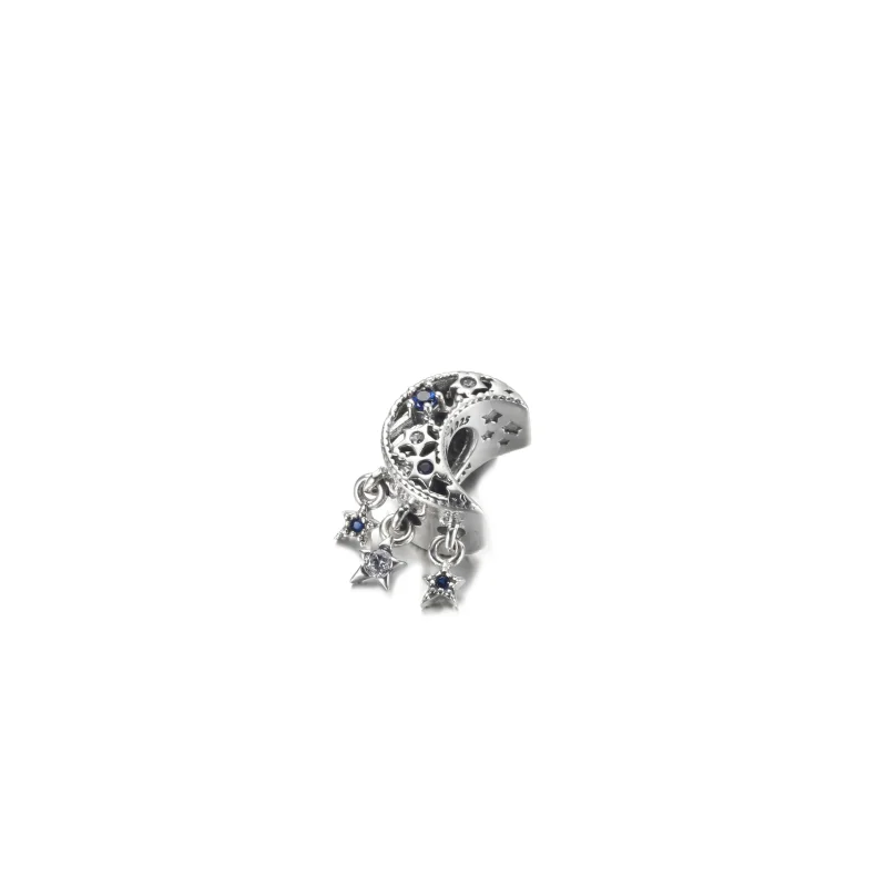 (Bild für) PANDORA Stern- und Halbmond-Charm - 799643C01 - Ansicht 2