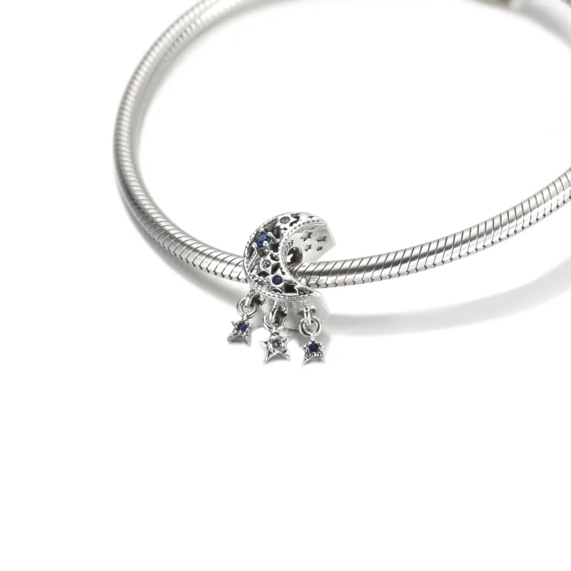 (Bild für) PANDORA Stern- und Halbmond-Charm - 799643C01 - Ansicht 5