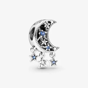 (Bild für) PANDORA Stern- und Halbmond-Charm - 799643C01
