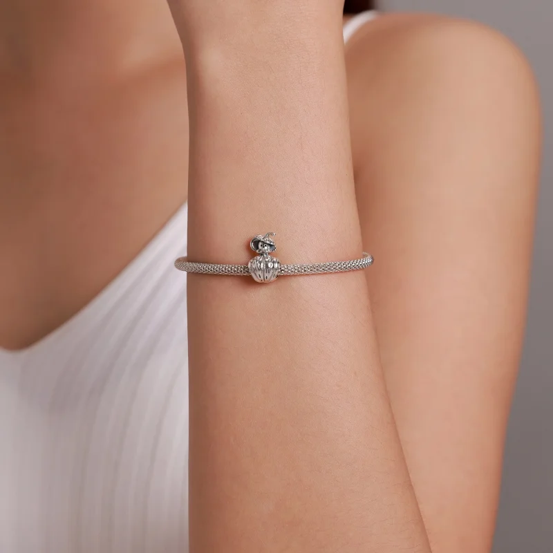 (Bild für) Pandora Style Silber „Eine Ratte, die Kürbisse stiehlt“-Charm - SCC1927 - Ansicht 5