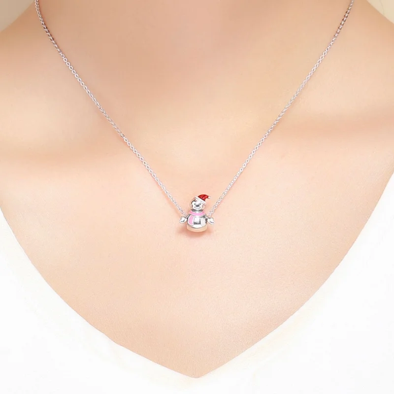(Bild für) Silberner „Miss Snow“-Charm im Pandora-Stil - SCC854 - Ansicht 5