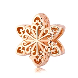 (Bild für) Silberner Schneeflocken-Charm im Pandora-Stil - SCC719-C