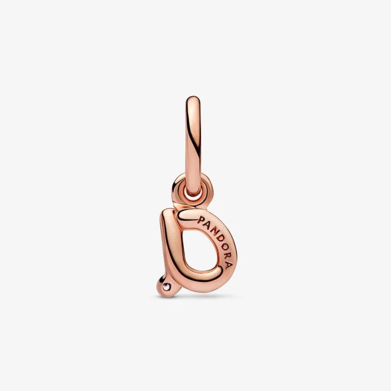 (Bild für) PANDORA-Anhänger „Buchstabe A“ mit Skript-Alphabet - 782531C01 - Ansicht 3