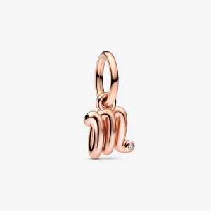 (Bild für) PANDORA-Anhänger mit Buchstabe M und Skript-Alphabet - 782474C01