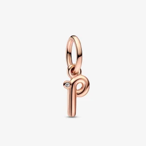 (Bild für) PANDORA-Anhänger mit Buchstabe P-Schriftzug und Alphabet-Anhänger - 782461C01
