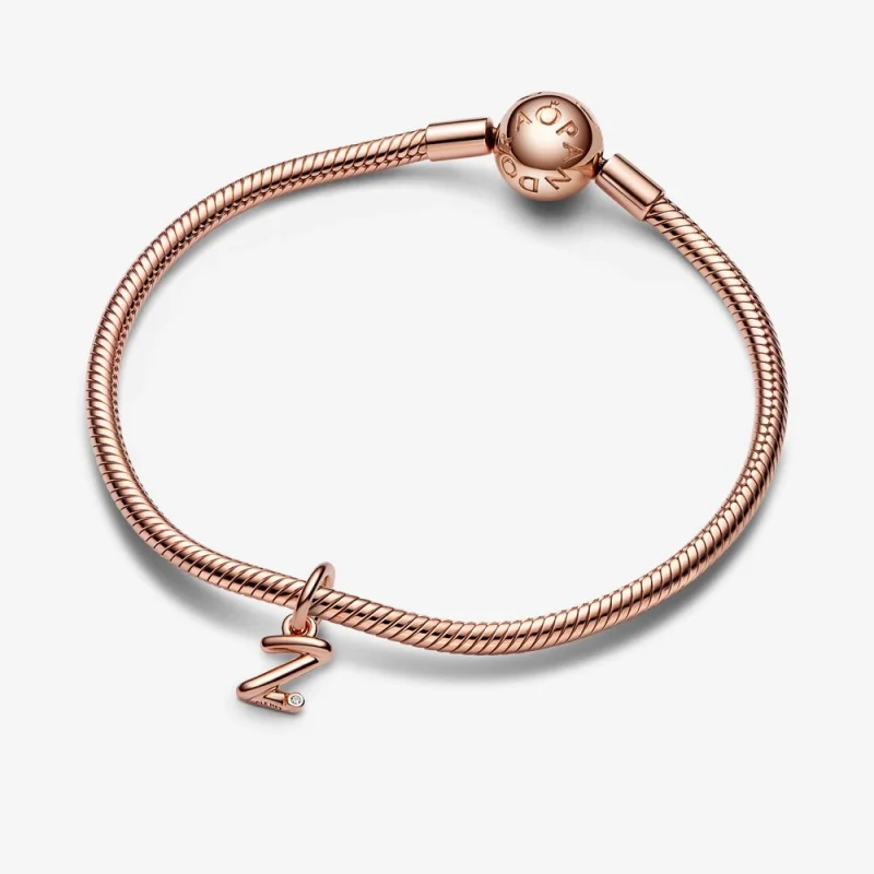 (Bild für) PANDORA-Anhänger mit Buchstabe Z-Schriftzug und Alphabet - 782457C01 - Ansicht 3