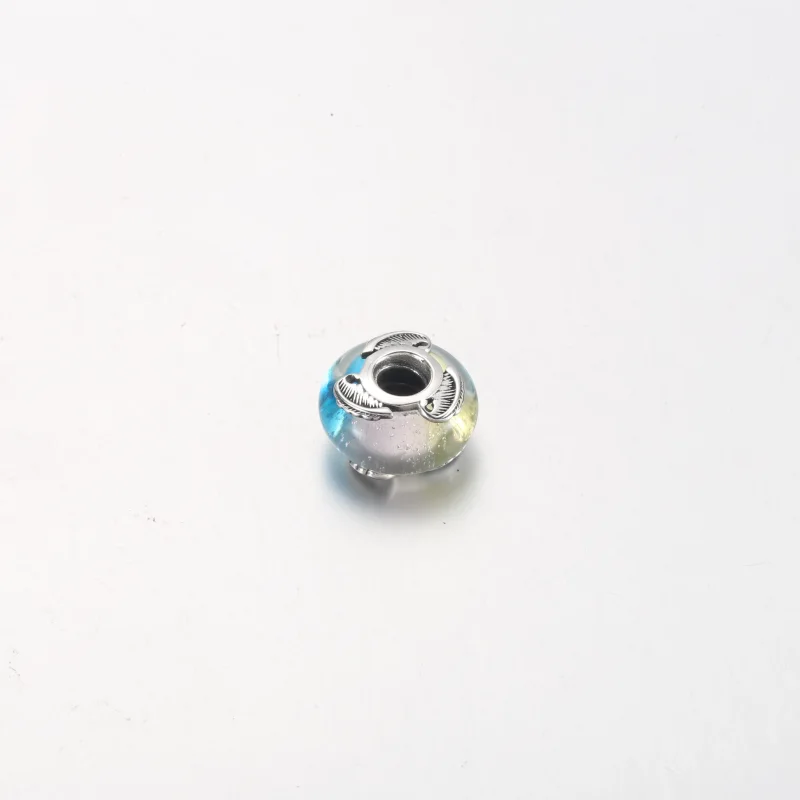 (Bild für) PANDORA Charm aus mehrfarbigem Muranoglas und gebogenen Federn - 792577C00 - Ansicht 6