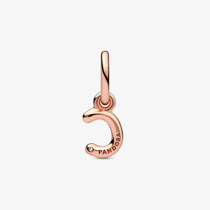 (Bild für) PANDORA-Charm mit Buchstabe C und Skript-Alphabet - 782472C01 - Ansicht 3