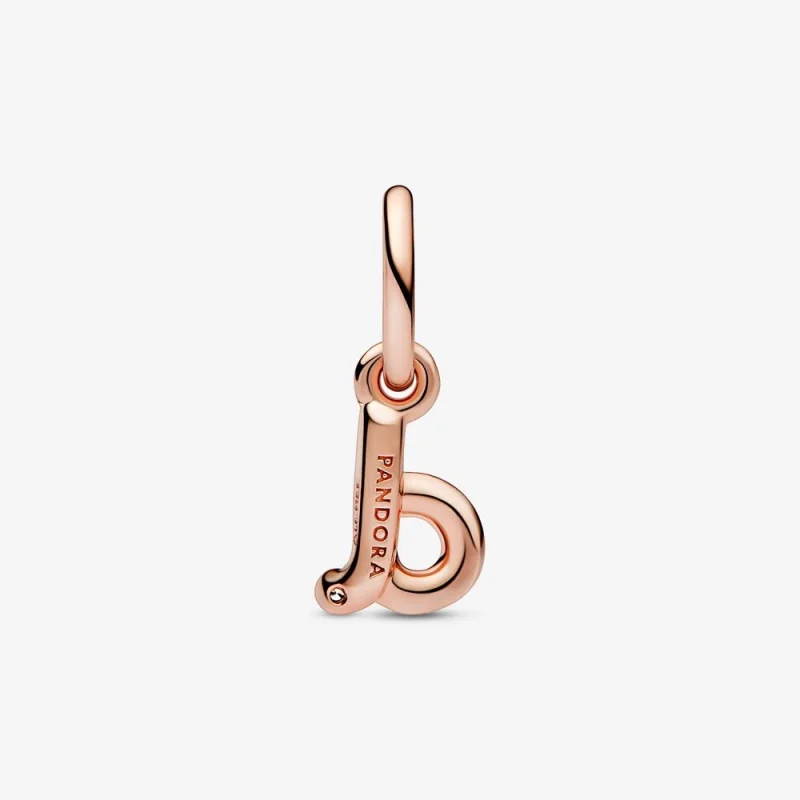 (Bild für) PANDORA-Charm mit Buchstabe D und Skript-Alphabet - 782534C01 - Ansicht 3
