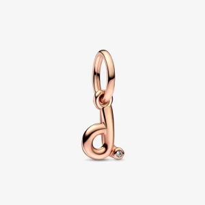 (Bild für) PANDORA-Charm mit Buchstabe D und Skript-Alphabet - 782534C01