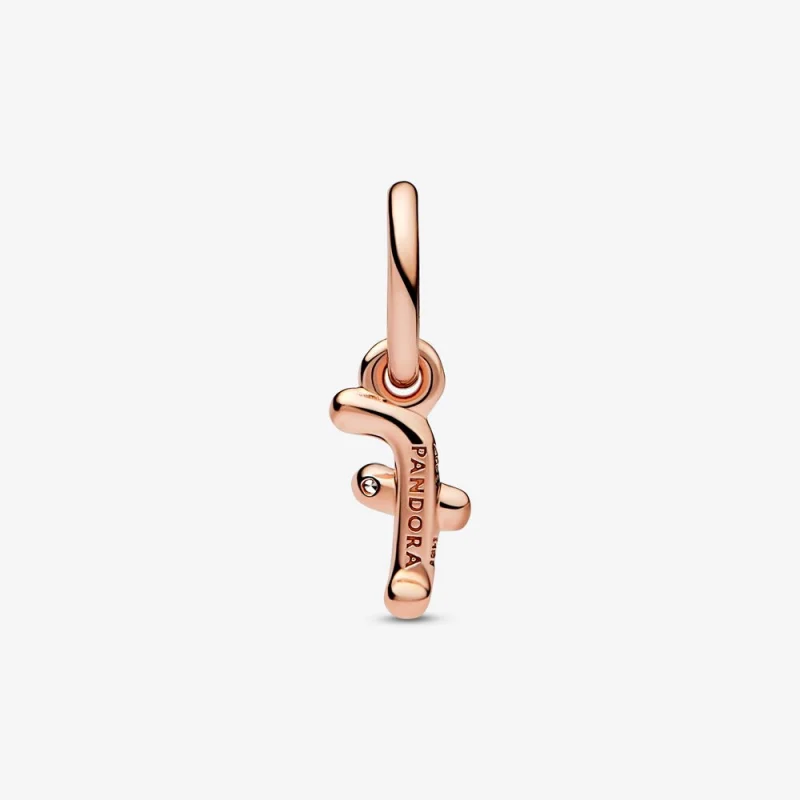 (Bild für) PANDORA-Charm mit Buchstabe F und Skript-Alphabet - 782532C01 - Ansicht 3