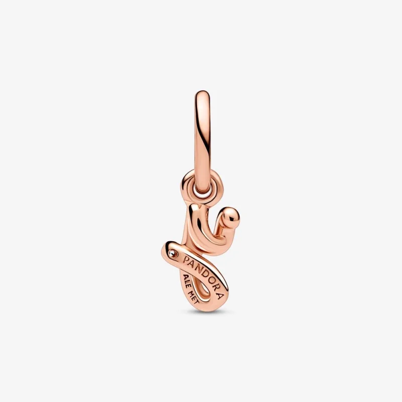 (Bild für) PANDORA-Charm mit Buchstabe Y-Schriftzug und Alphabet-Anhänger - 782458C01 - Ansicht 3