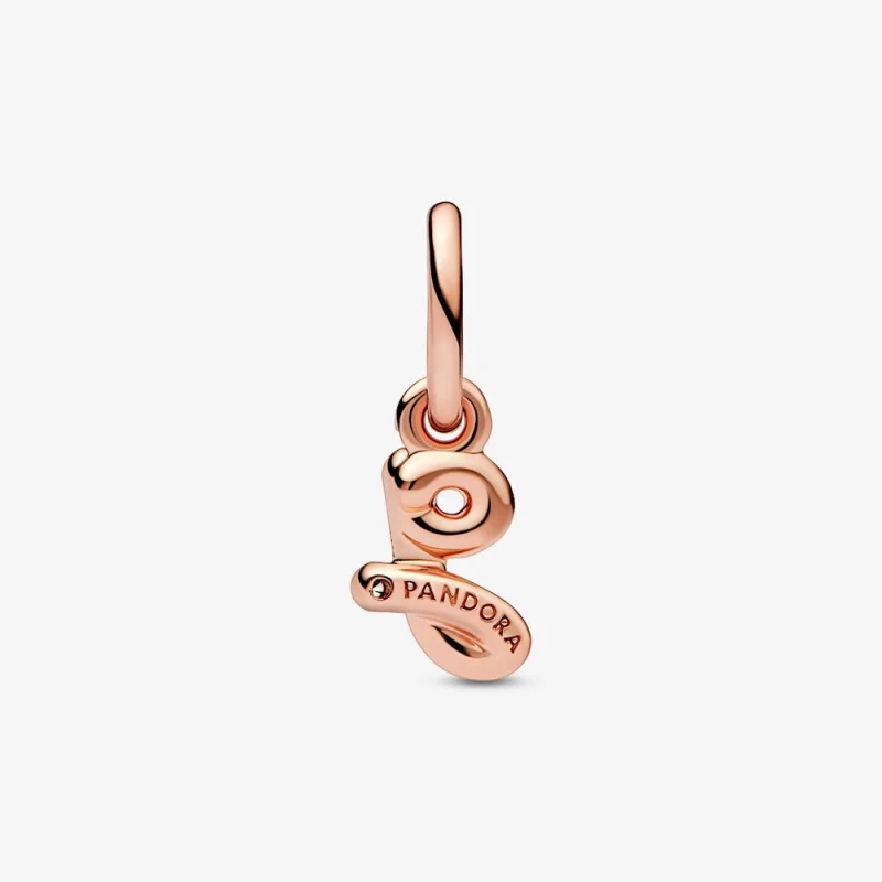 (Bild für) PANDORA-Charm mit dem Buchstaben „G“ und Skript-Alphabet - 782535C01 - Ansicht 3