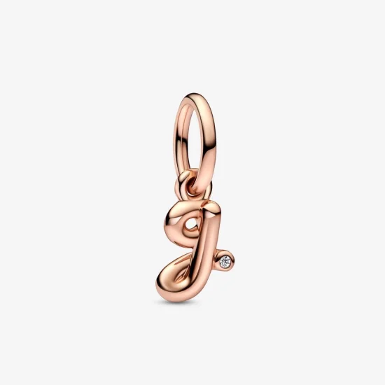 (Bild für) PANDORA-Charm mit dem Buchstaben „G“ und Skript-Alphabet - 782535C01