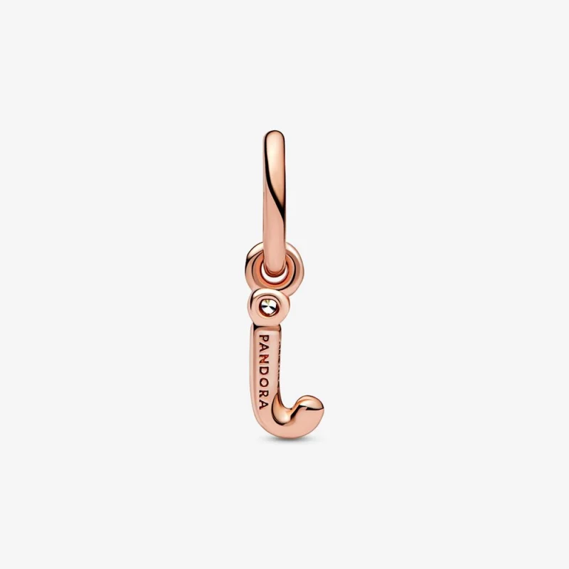(Bild für) PANDORA-Charm mit dem Buchstaben „J“ und Skript-Alphabet - 782465C01 - Ansicht 3