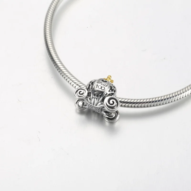 (Bild für) PANDORA Disney 100. Jubiläumsanhänger „Aschenputtels verzauberte Kutsche“. - 792 - Ansicht 12