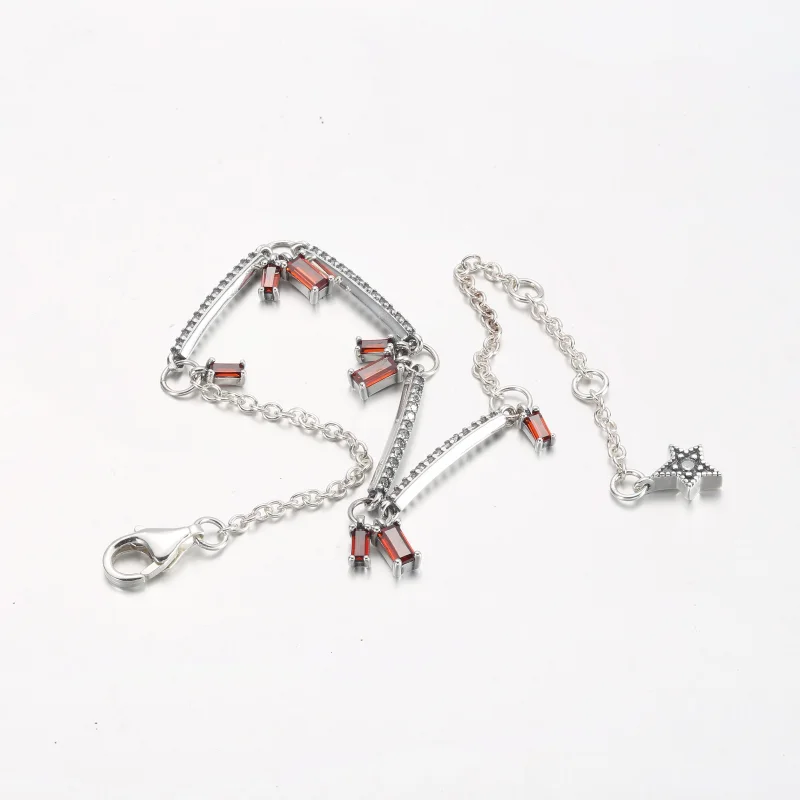 (Bild für) PANDORA Firecracker Pavé Bars Armband - 592537C01 - Ansicht 5