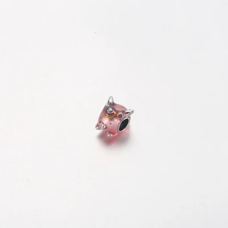 (Bild für) PANDORA Fliegendes Einhorn-Schwein-Charm - 792573C01 - Ansicht 9