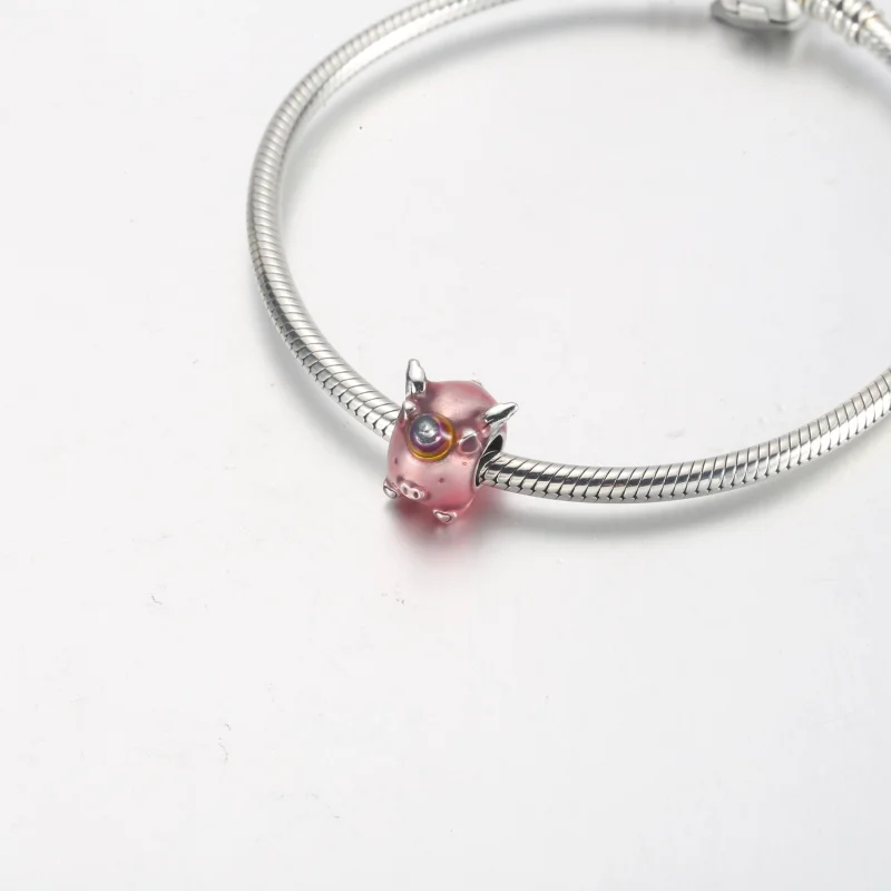 (Bild für) PANDORA Fliegendes Einhorn-Schwein-Charm - 792573C01 - Ansicht 12